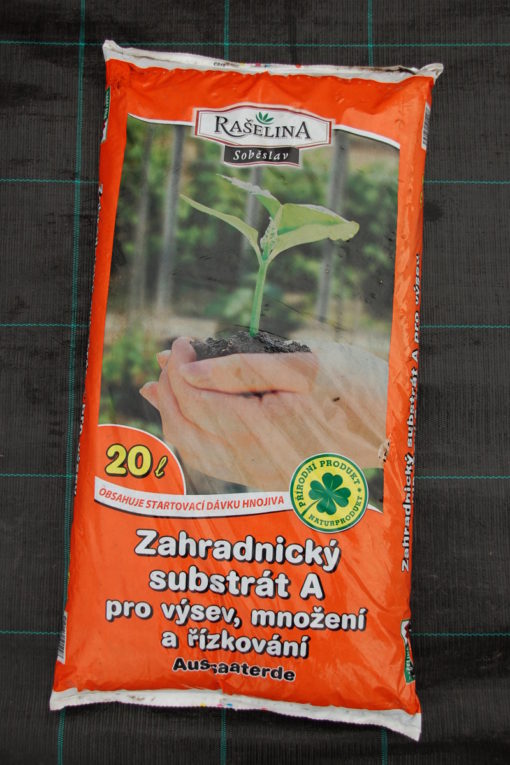 Zahradnický substrát A pro výsev, množení a řízkování 20l